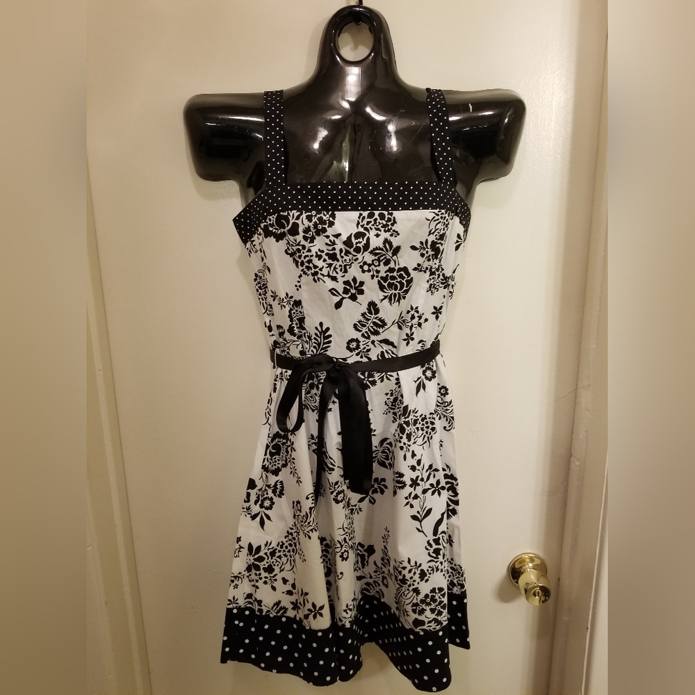 Pulse Floral Polka Dot Dress